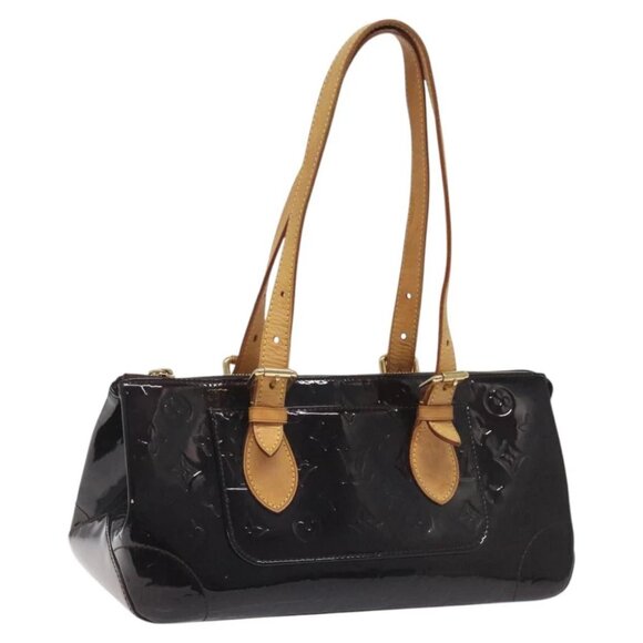LOUIS VUITTON Monogram Vernis Rosewood Avenue Bag Amarante - Picture 1 of 15